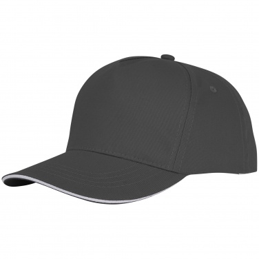 Logotrade promotional product image of: Ceto 5 panel sandwich cap