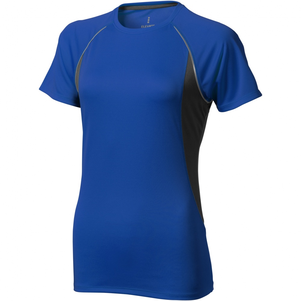 Logo trade corporate gift photo of: Quebec short sleeve women's cool fit t-shirt