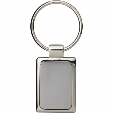 Logo trade promotional merchandise photo of: Sergio rectangular metal keychain