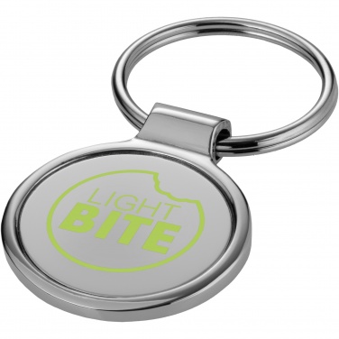 Logo trade promotional products image of: Orlene round keychain