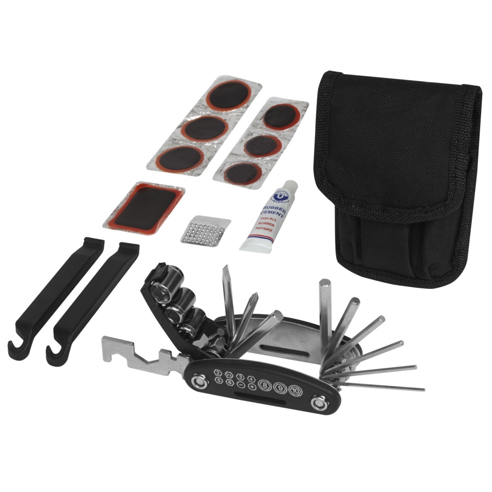 Logo trade business gifts image of: Wheelie bicycle repair kit