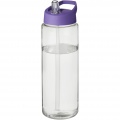 H2O Active® Vibe 850 ml spout lid sport bottle, Transparent / Purple