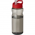 H2O Active® Eco Base 650 ml spout lid sport bottle, Charcoal / Red