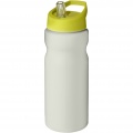 H2O Active® Eco Base 650 ml spout lid sport bottle, Ivory white / Lime