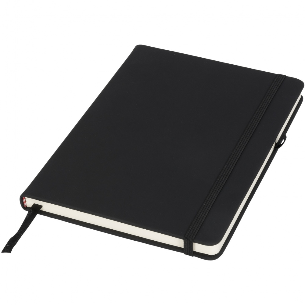 Logo trade promotional giveaways picture of: Noir medium notebook