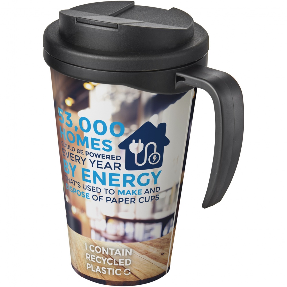 Logo trade promotional merchandise photo of: Brite-Americano® Grande 350 ml mug with spill-proof lid