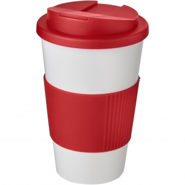 Logotrade promotional product image of: Americano® 350 ml tumbler with grip & spill-proof lid