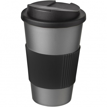 Logotrade promotional giveaways photo of: Americano® 350 ml tumbler with grip & spill-proof lid