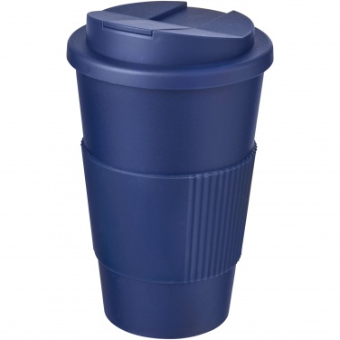 Logo trade promotional gifts picture of: Americano® 350 ml tumbler with grip & spill-proof lid