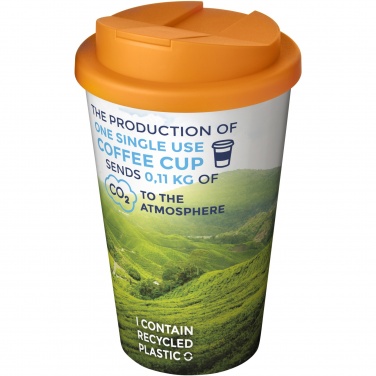 Logo trade advertising products image of: Brite-Americano® 350 ml tumbler with spill-proof lid