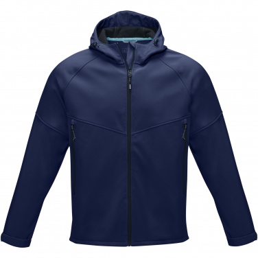 Logo trade promotional giveaway photo of: Coltan men’s GRS recycled softshell jacket