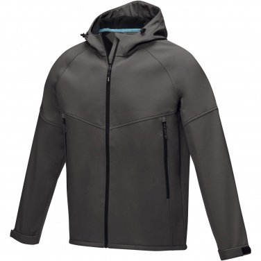 Logo trade promotional merchandise picture of: Coltan men’s GRS recycled softshell jacket