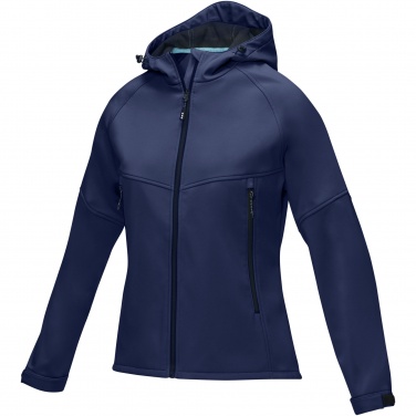 Logo trade promotional merchandise photo of: Coltan women’s GRS recycled softshell jacket