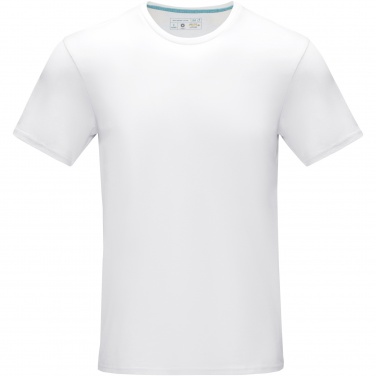 Logo trade promotional giveaways image of: Azurite short sleeve men’s organic t-shirt