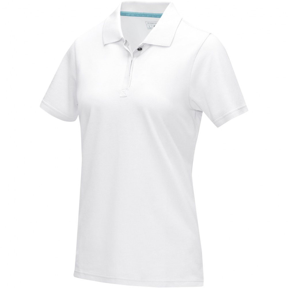 Logotrade advertising product image of: Graphite short sleeve women’s organic polo