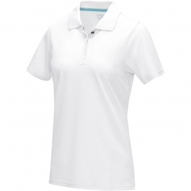 Logo trade promotional merchandise image of: Graphite short sleeve women’s organic polo