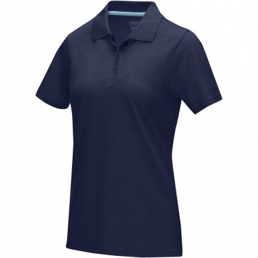 Logo trade promotional gifts picture of: Graphite short sleeve women’s organic polo