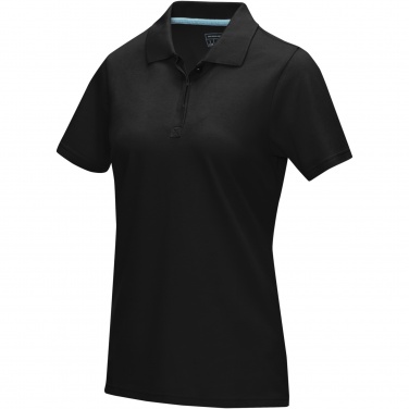 Logotrade promotional merchandise image of: Graphite short sleeve women’s organic polo