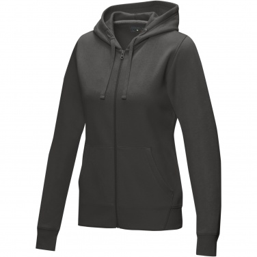 Logo trade promotional giveaways picture of: Ruby women’s organic recycled full zip hoodie