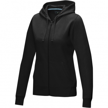 Logo trade promotional giveaway photo of: Ruby women’s organic recycled full zip hoodie