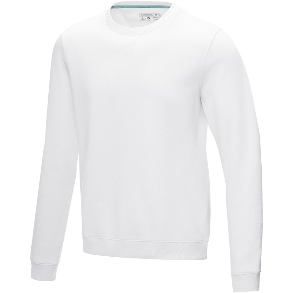 Logo trade promotional items image of: Jasper men’s organic recycled crewneck sweater