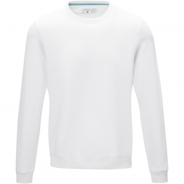 Logo trade corporate gift photo of: Jasper men’s organic recycled crewneck sweater