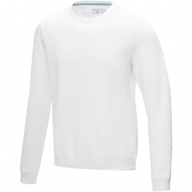 Logo trade promotional merchandise picture of: Jasper men’s organic recycled crewneck sweater