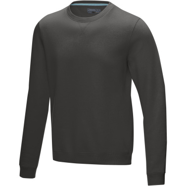 Logo trade corporate gifts picture of: Jasper men’s organic recycled crewneck sweater