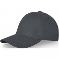 Davis 6 panel cap, Storm grey