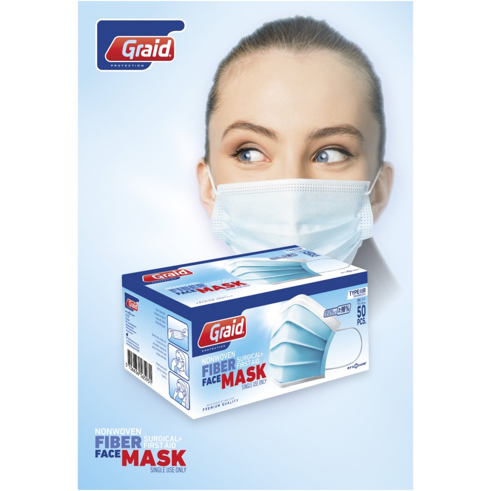 Logo trade promotional product photo of: Moore type IIR face mask