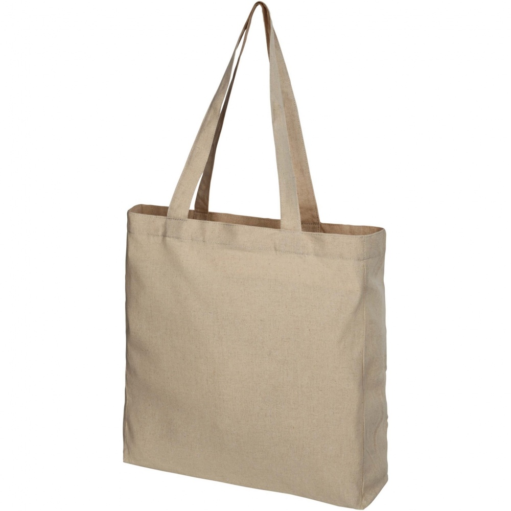 Logotrade promotional giveaway picture of: Pheebs 210 g/m² recycled gusset tote bag 13L