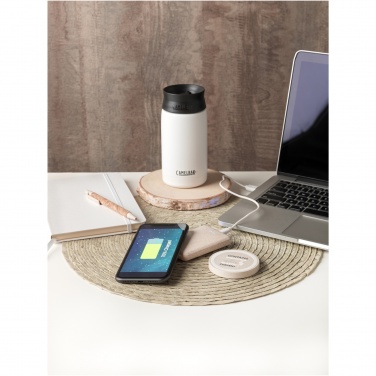 Logotrade promotional product image of: Naka 5W wheat straw wireless charging pad