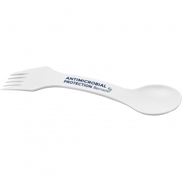 Logo trade promotional items image of: Epsy Pure 3-in-1 spoon, fork and knife