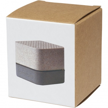 Logo trade promotional gifts image of: Aira wheat straw Bluetooth® speaker