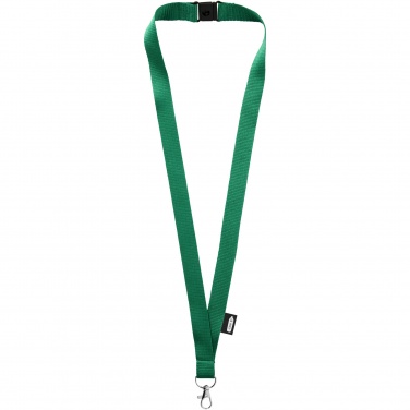 Logotrade promotional products photo of: Tom recycled PET lanyard with breakaway closure