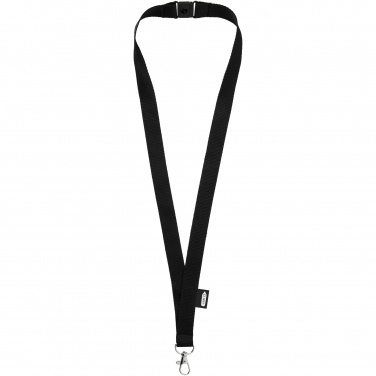 Logotrade promotional merchandise image of: Tom recycled PET lanyard with breakaway closure