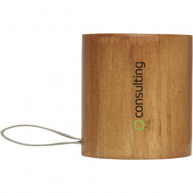 Logo trade advertising products picture of: Lako bamboo Bluetooth® speaker 