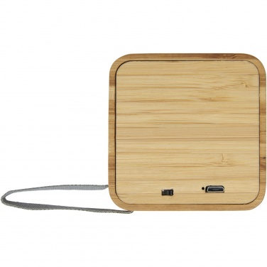 Logo trade corporate gifts picture of: Arcana bamboo Bluetooth® speaker