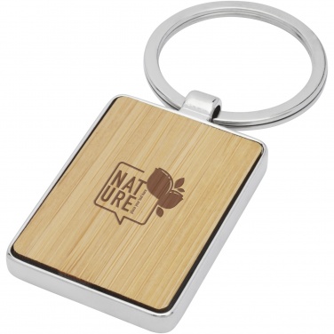 Logotrade promotional gifts photo of: Neta bamboo rectangular keychain