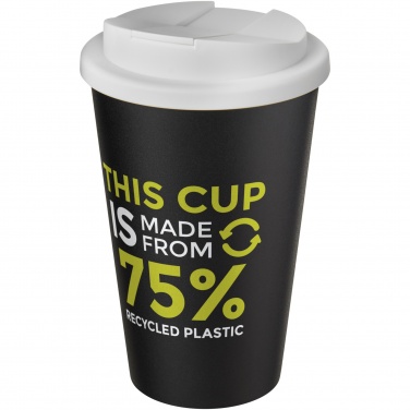 Logo trade promotional item photo of: Americano® Eco 350 ml recycled tumbler with spill-proof lid