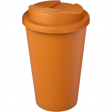 Logo trade corporate gifts image of: Americano® Eco 350 ml recycled tumbler with spill-proof lid