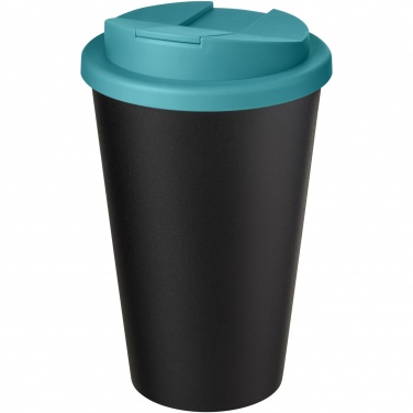 Logo trade promotional gift photo of: Americano® Eco 350 ml recycled tumbler with spill-proof lid