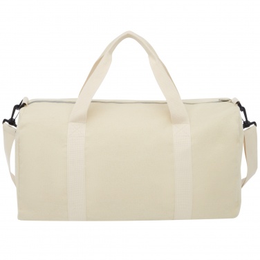 Logotrade corporate gift image of: Pheebs 450 g/m² recycled cotton and polyester duffel bag 24L