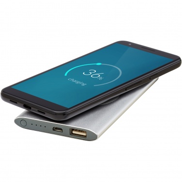 Logo trade promotional item photo of: Juice 4000mAh wireless power bank 