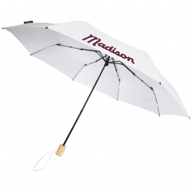 Logotrade promotional gift image of: Birgit 21'' foldable windproof recycled PET umbrella