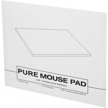 Logo trade promotional merchandise picture of: Pure mouse pad with antibacterial additive