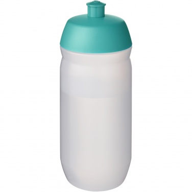 Logo trade promotional merchandise picture of: HydroFlex™ Clear 500 ml squeezy sport bottle