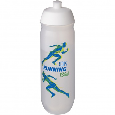 Logo trade promotional giveaway photo of: HydroFlex™ Clear 750 ml squeezy sport bottle