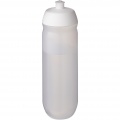 HydroFlex™ Clear 750 ml squeezy sport bottle, White / Frosted clear