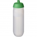 HydroFlex™ Clear 750 ml squeezy sport bottle, Green / Frosted clear